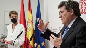 Reprimenda de Escrivá a Chivite: "La Seguridad Social necesita reforzar sus plantillas"