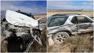 Heridos los conductores de dos vehículos en Ablitas tras una colisión lateral