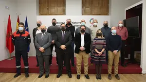 Navarra reconoce y homenajea a los bomberos jubilados y fallecidos a lo largo de 2021