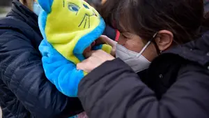 Parte desde Navarra otro autobús que recogerá 55 refugiados en la frontera de Ucrania