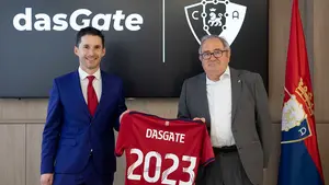 Osasuna incorpora a la empresa navarra dasGate como nuevo patrocinador oficial