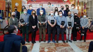 La entrega de premios en la fiesta de la Cabalgata Reyes Magos de Pamplona 2022, en imágenes