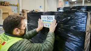 El primer convoy del clúster SOS Ucrania de ayuda humanitaria desde Navarra