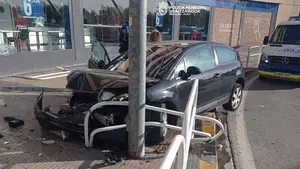 Dos accidentes de tráfico en Pamplona con conductores borrachos implicados