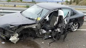 Ingresada una persona en el hospital Reina Sofía tras sufrir un accidente de tráfico en Buñuel