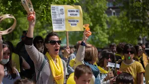 Ocupan el departamento de Educación en Pamplona: la Policía Foral desaloja a la Plataforma 0-3