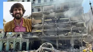 El periodista navarro Daniel Ramírez, testigo directo de la explosión en el hotel de La Habana