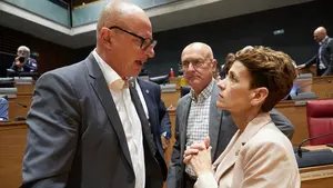 Gimeno evita hablar de Geroa Bai y dice que la ley de los profesores de religión es ilegal