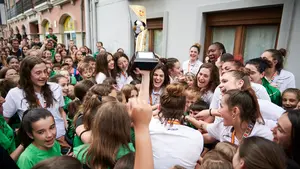Villava vibra con sus campeonas: la celebración del Beti Onak tras su título de liga