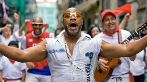 Marcelo Ferreira, el profesor de capoeira que ha hecho "la canción de los sanfermines"