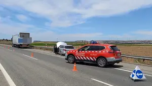 Trágico accidente: un fallecido al colisionar una moto y un coche en Fontellas