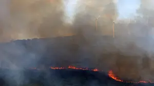 Erice tampoco se libra de las llamas: así ha sido el incendio que ha afectado a la localidad