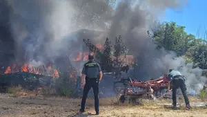 Los bomberos controlan un incendio en Artazu: es un rebrote en una zona quemada anteriormente