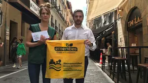 Las 20.000 bolsas amarillas de Ecoembes para reciclar durante las fiestas de San Ferm&iacute;n