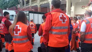 Incesantes primeras horas de las ambulancias en San Fermín: casi 200 heridos y más de 40 traslados