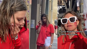 Del aprobado al suspenso en plenos Sanfermines: la historia viral de Carla