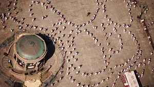 San Fermín desde el aire es todavía mejor: las insuperables imágenes de Pamplona en fiestas
