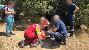 Dos excursionistas de 50 años trasladadas al hospital tras lesionarse el tobillo en Uterga y Urbasa