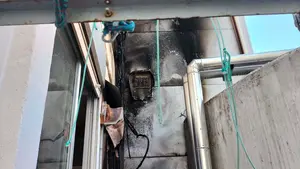 Un incendio en la avenida Zaragoza de Pamplona desata la preocupación entre los vecinos