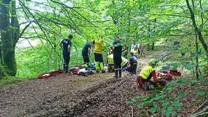 Muere un excursionista guipuzcoano de 37 años cerca del repetidor de Erasun