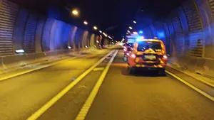 Reabierto al tráfico el túnel de Belate, que había sido cerrado por el incendio de un vehículo