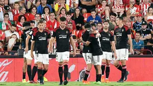 Osasuna sonríe en Almería: las imágenes de la primera victoria fuera de casa de la temporada