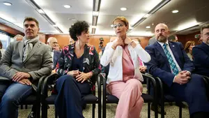 Galve alerta ante el Gobierno foral: "En este edificio no cabe un juzgado más"