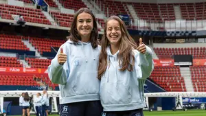 Las dos navarras que jugarán en El Sadar con la selección española femenina este martes