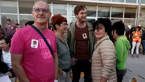 Miembros del Gobierno de Navarra se van de fiesta con Bildu al Nafarroa Oinez