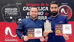 La mejor cazuelica se come en un bar de Pamplona y es de solomillo de jabalí