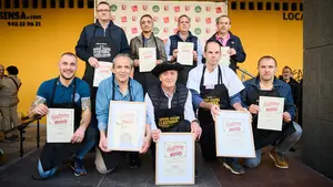 El carnicero de la mejor chistorra de Navarra 2022: "Te quedas impactado, no lo esperaba"