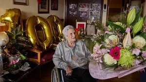 Paulina, la emblemática churrera de la Mañueta de Pamplona llega a los 100 años de vida