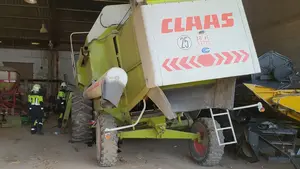 Grave accidente de trabajo en Navarra: un hombre de 35 años queda atrapado por una cosechadora