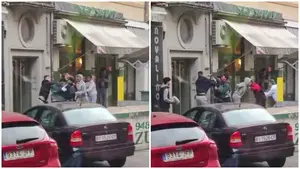 Pelea con tijeras a plena luz del d&iacute;a en Pamplona: tres personas trasladadas al hospital