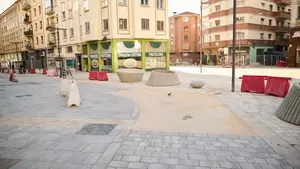 La nueva zona peatonal de Pamplona: así avanzan los trabajos tras un año de obras