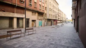 La calle de Pamplona que ha abierto este viernes al mediodía tras un año en obras