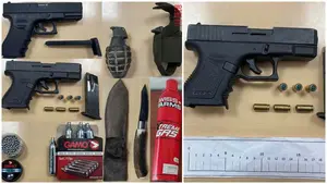 Pistolas, navajas y granadas: el increíble arsenal que guardaba un vecino de Navarra