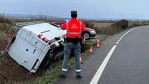 Una mujer herida en un accidente en Navarra: el conductor, positivo en drogas y alcohol