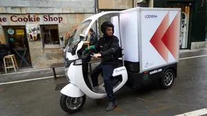 Los 'curiosos' vehículos de Pamplona para el reparto de mercancías por la ciudad