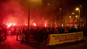 Las juventudes abertzales claman en Pamplona contra "la miseria impuesta por los empresarios"