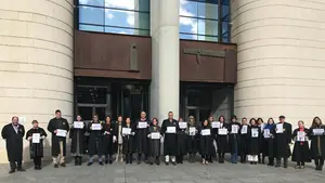 Colapso en la Justicia navarra con más de seiscientos juicios suspendidos por la huelga