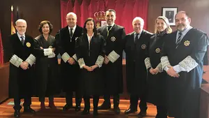 La catedrática de la UPNA María Teresa Hualde toma posesión en la Audiencia de Navarra