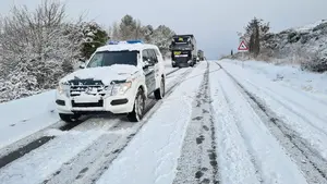 Jornada de frío y nieve en Navarra: situación actualizada de las carreteras este lunes