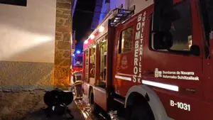 Se incendia una iglesia en Pamplona durante las obras en el interior del edificio