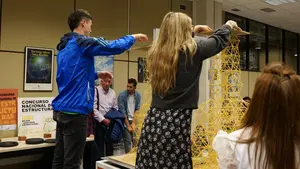 Las estructuras de espaguetis que soportan terremotos y han sido premiadas en Navarra