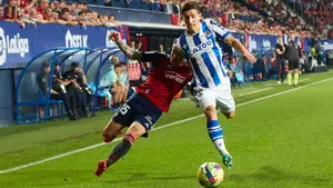 La Real sigue siendo gafe para Osasuna en el Sadar: las imágenes de un partido decepcionante