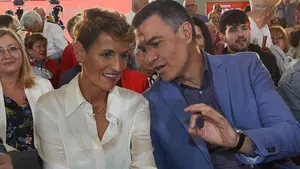 Chivite le baila el agua a Sánchez y acusa a la oposición de "utilizar medios no democráticos"