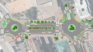 Pamplona renueva uno de sus barrios con jardines de lluvia y más espacio peatonal