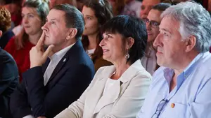 Otegi (EH Bildu) aprieta a Chivite para sacar a Ibarrola de la alcaldía de Pamplona