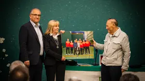 Las mejores imágenes del emotivo homenaje de Oberena a su 'eterno' delegado Baldo Peralta